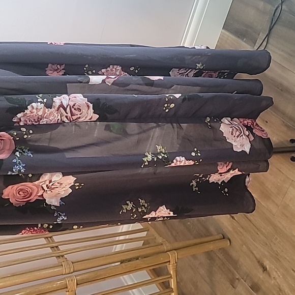 Live 4 Truth grey pink floral duster cover up layer piece size XL mauve - Picture 8 of 15